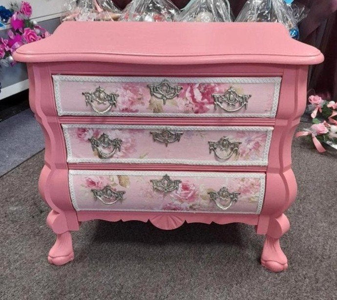 Brocante buik laden kast, Huis en Inrichting, Ophalen, Gebruikt, 50 tot 100 cm, Minder dan 100 cm