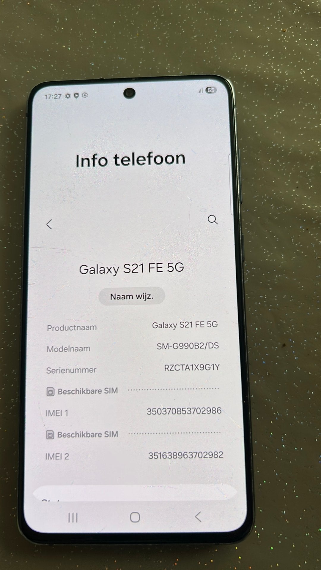 Samsung Galaxy S21 FE 5G -, Ophalen, Zwart, Zo goed als nieuw, Zonder simlock