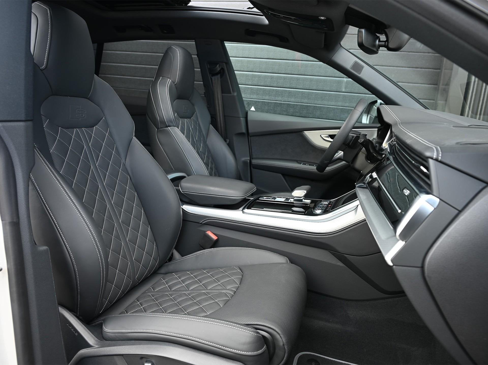 Audi Q8 60 TFSI e quattro Pro Line S Competition | Advanced, Auto's, Parkeerassistent, Stof, Gebruikt, 2995 cc