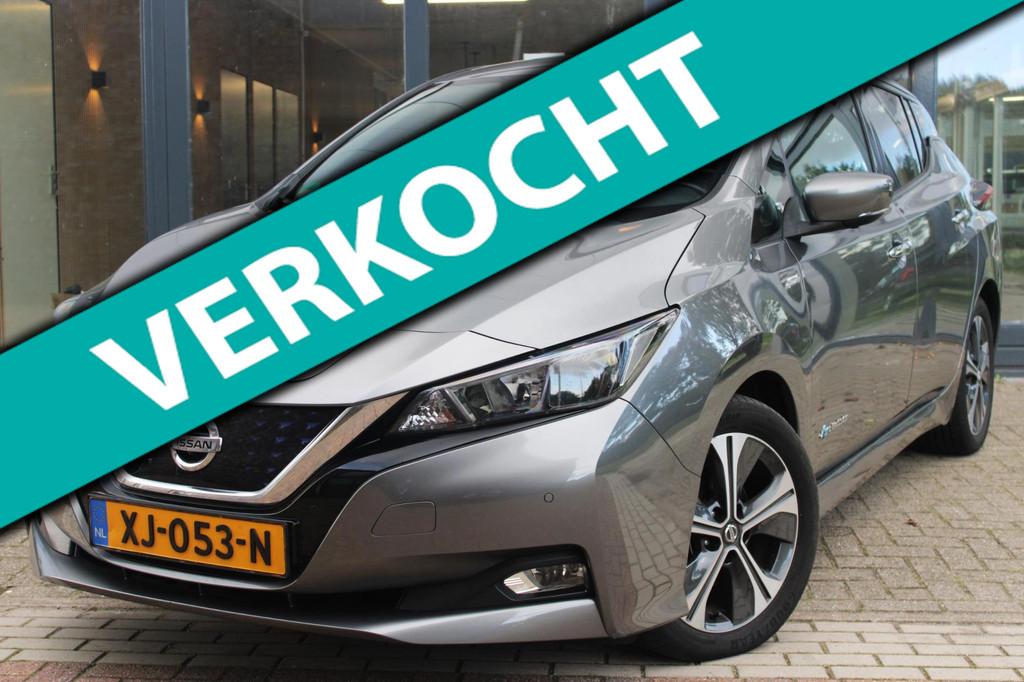 Nissan LEAF N-Connecta 40 kWh | Keyless | Stoelverwarming |, Stof, Gebruikt, Zwart, 150 pk