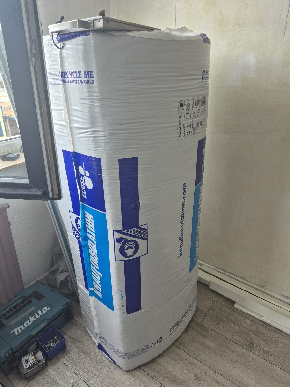 Knauf Isolatie Acoustifit 120mm - Nieuw in verpakking, Ophalen, Dakisolatie, 10 tot 15 m², 12 cm of meer
