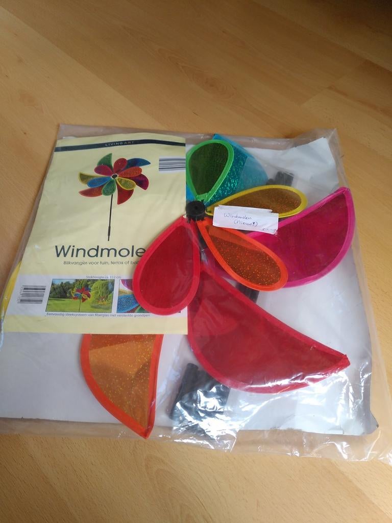 Nieuwe Windmolen 112 cm met Versterkte Grondpen, Ophalen of Verzenden