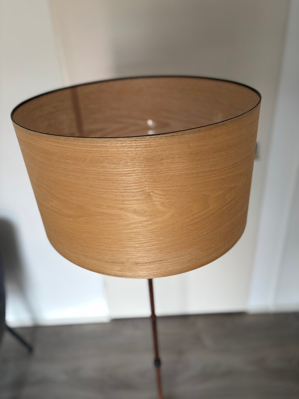 Lampekap dutchbone wood, Ophalen, Zo goed als nieuw, Rond