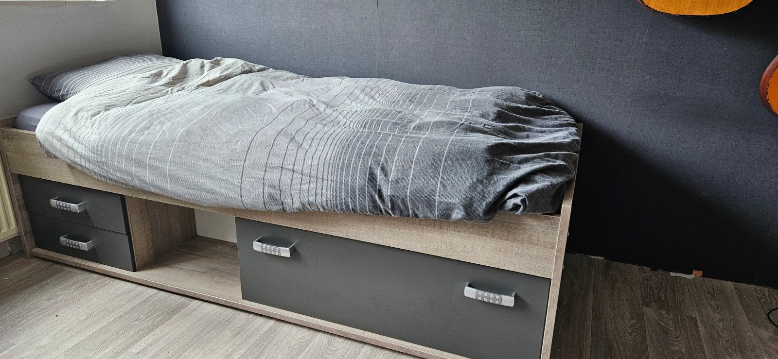 Kajuitbed, 90 cm, Eenpersoons, Wit, Ophalen of Verzenden