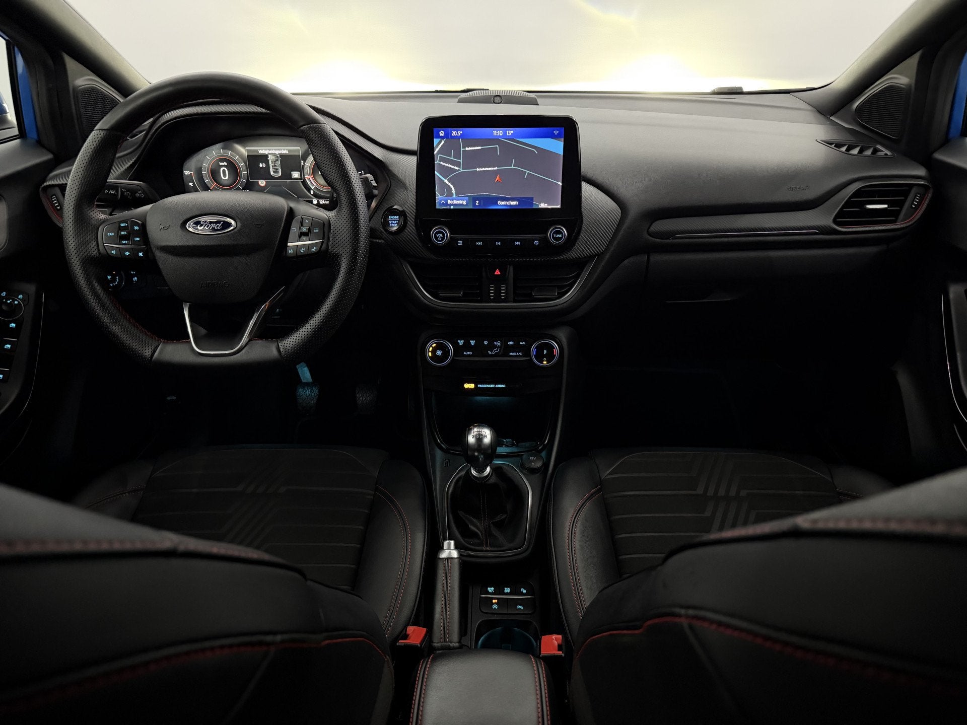 Ford Puma 1.0 EcoBoost Hybrid ST-Line X Half leder, Camera,, Voorwielaandrijving, 125 pk, Euro 6, Blauw