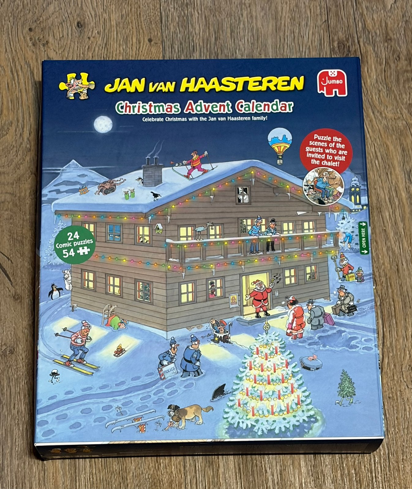 Jan van Haasteren Christmas Advent Calendar NIEUW, Ophalen of Verzenden, 500 t/m 1500 stukjes, Nieuw, Legpuzzel