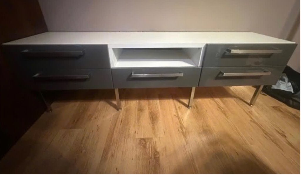 Besta tv meubel, Ophalen, 150 tot 200 cm, Zo goed als nieuw, Minder dan 100 cm