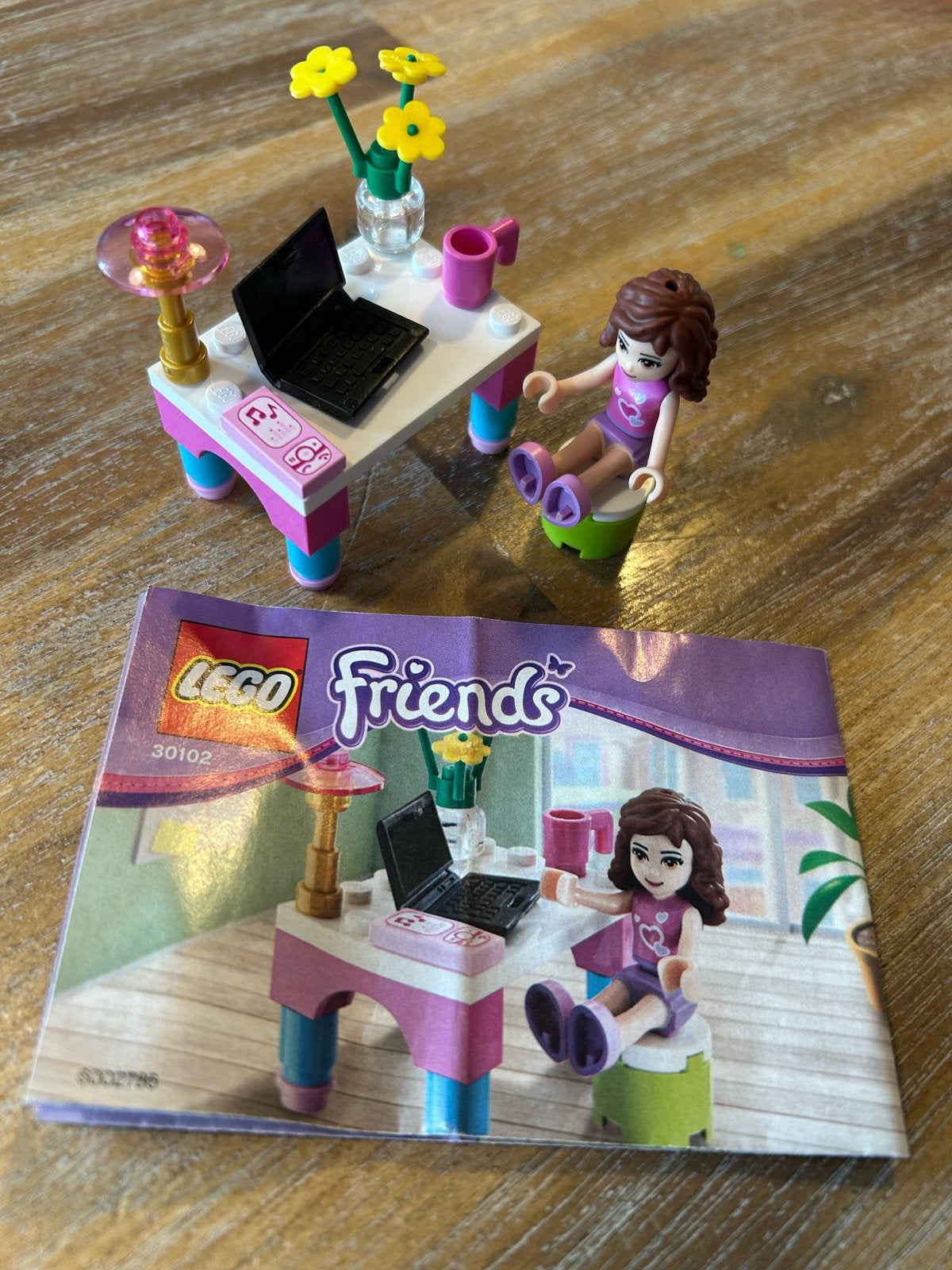 LEGO Friends 30102 Olivia's Bureau met Minifiguur, Ophalen of Verzenden, Gebruikt, Overige merken