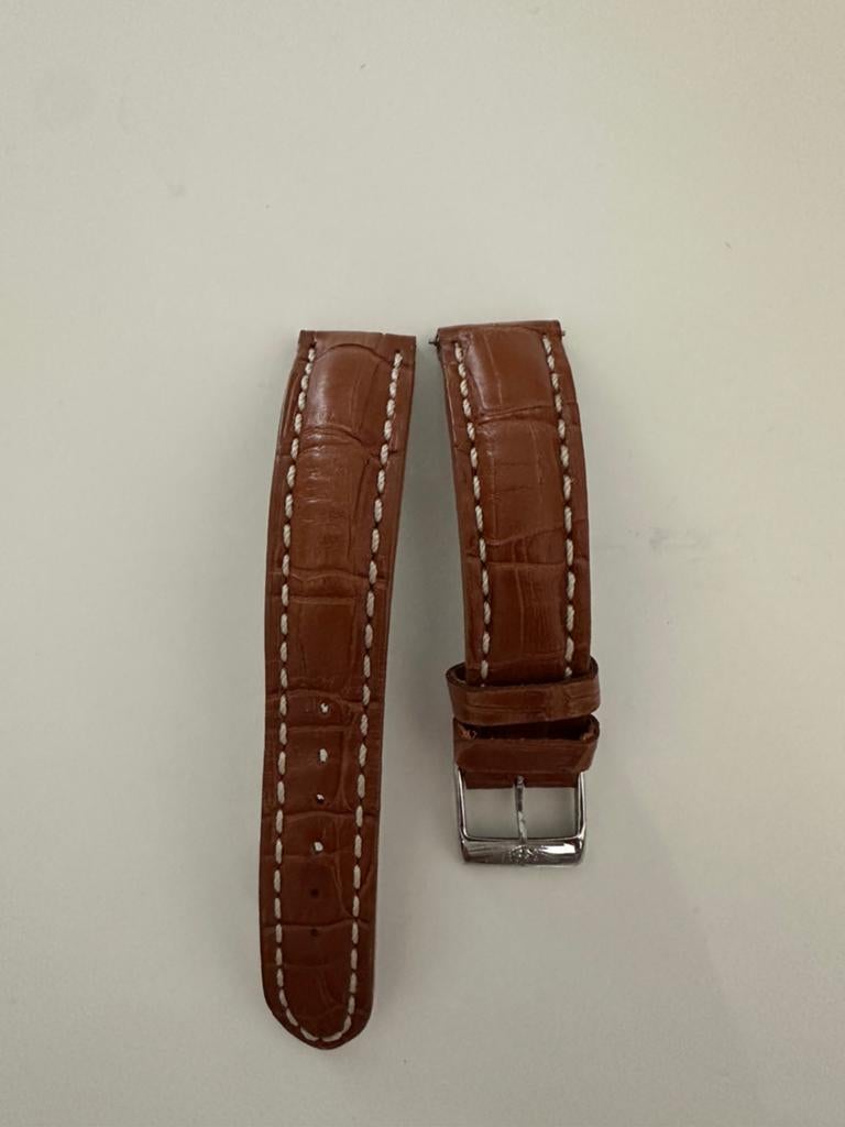 Breitling 18 mm leren band, Ophalen of Verzenden, Zo goed als nieuw