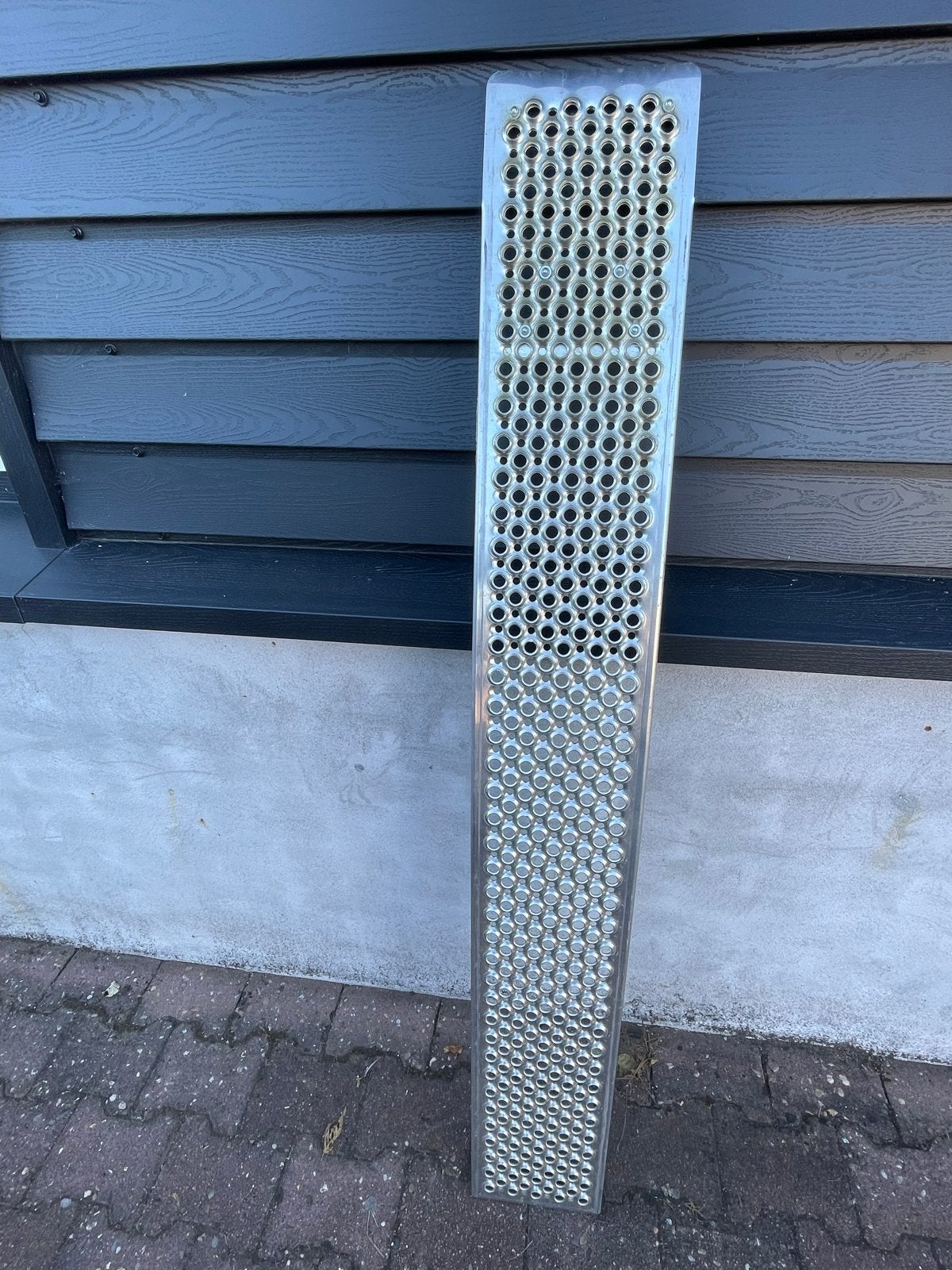 Aluminium oprijplaat - 150x20 cm oprijgoot rijplaat, Auto-onderdelen, Sidebars, Ophalen, Gebruikt