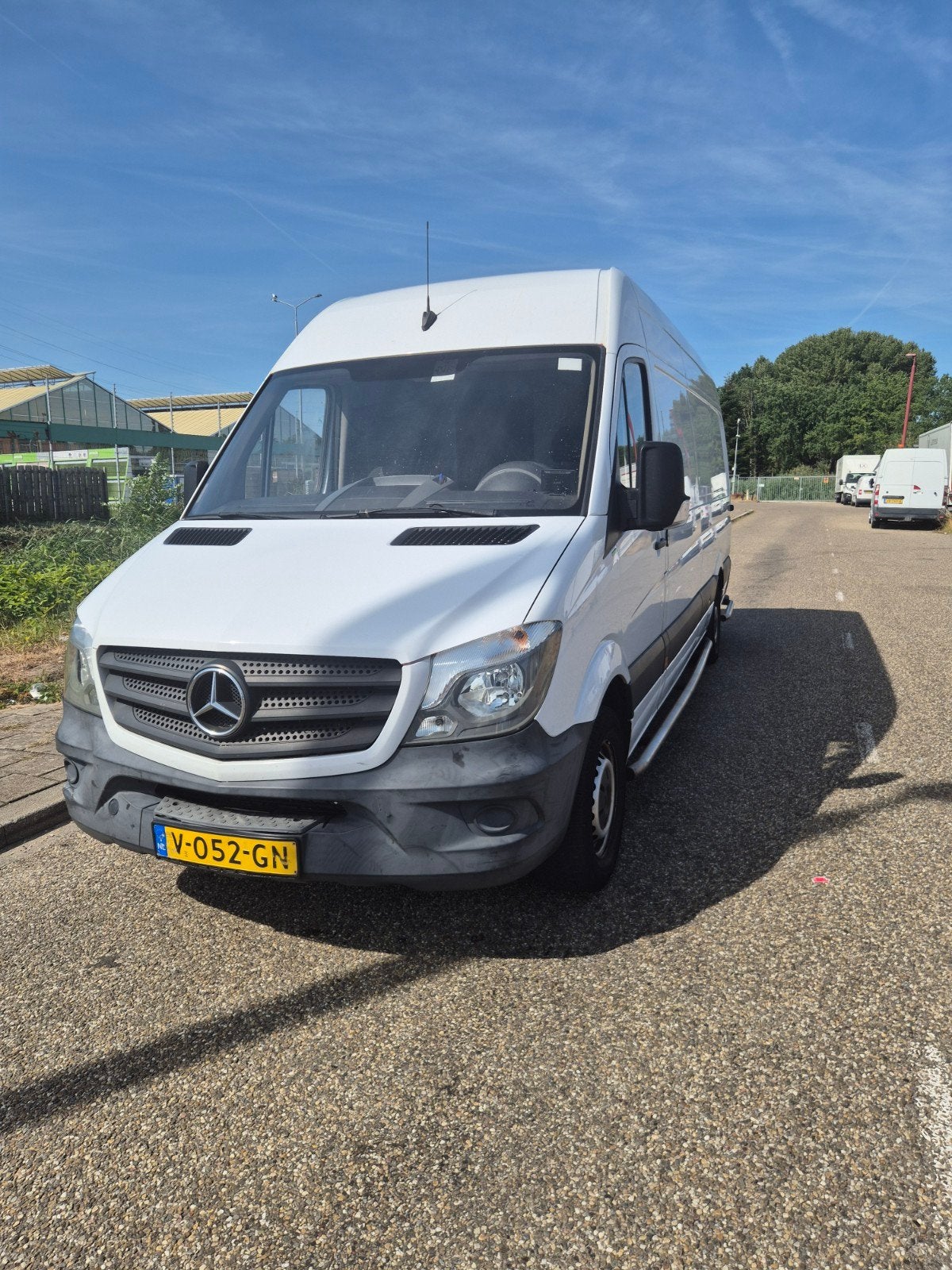Mercedes-Benz Sprinter automaat 7.v  km 107525  L3H3 Nieuwe, Auto's, Stof, Euro 6, 4 cilinders, USB