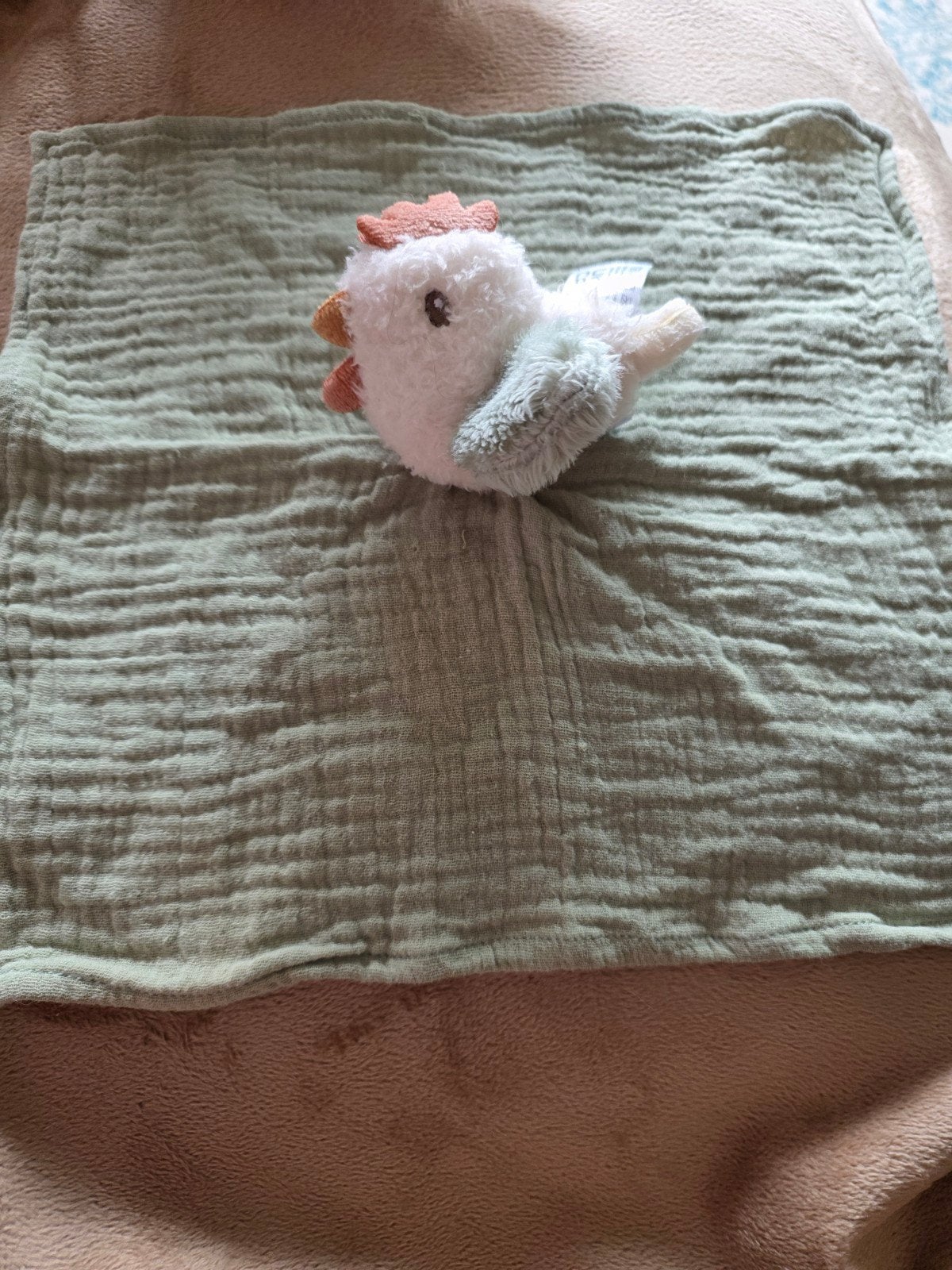 Knuffeldoekje Haan little Dutch ZGAN, Groen, Overige karakters, Little Dutch, Overige typen