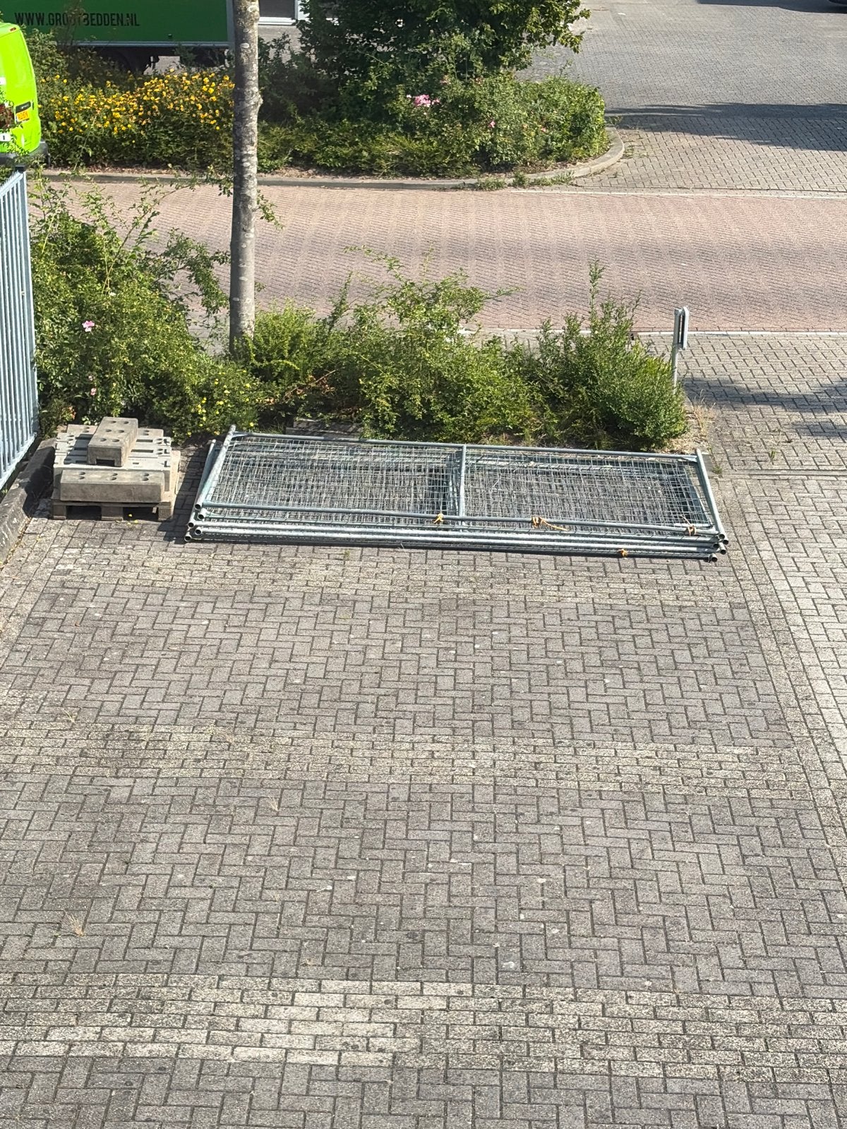 GRATIS Bouwhekken - Gebruikt maar in goede staat, Tuin en Terras, Ophalen, Gebruikt, 20 meter of meer, Gaas