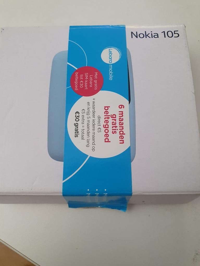 Nieuwe Nokia 105, Telecommunicatie, Mobiele telefoons | Nokia, Zwart, Fysiek toetsenbord, Nieuw, Ophalen of Verzenden