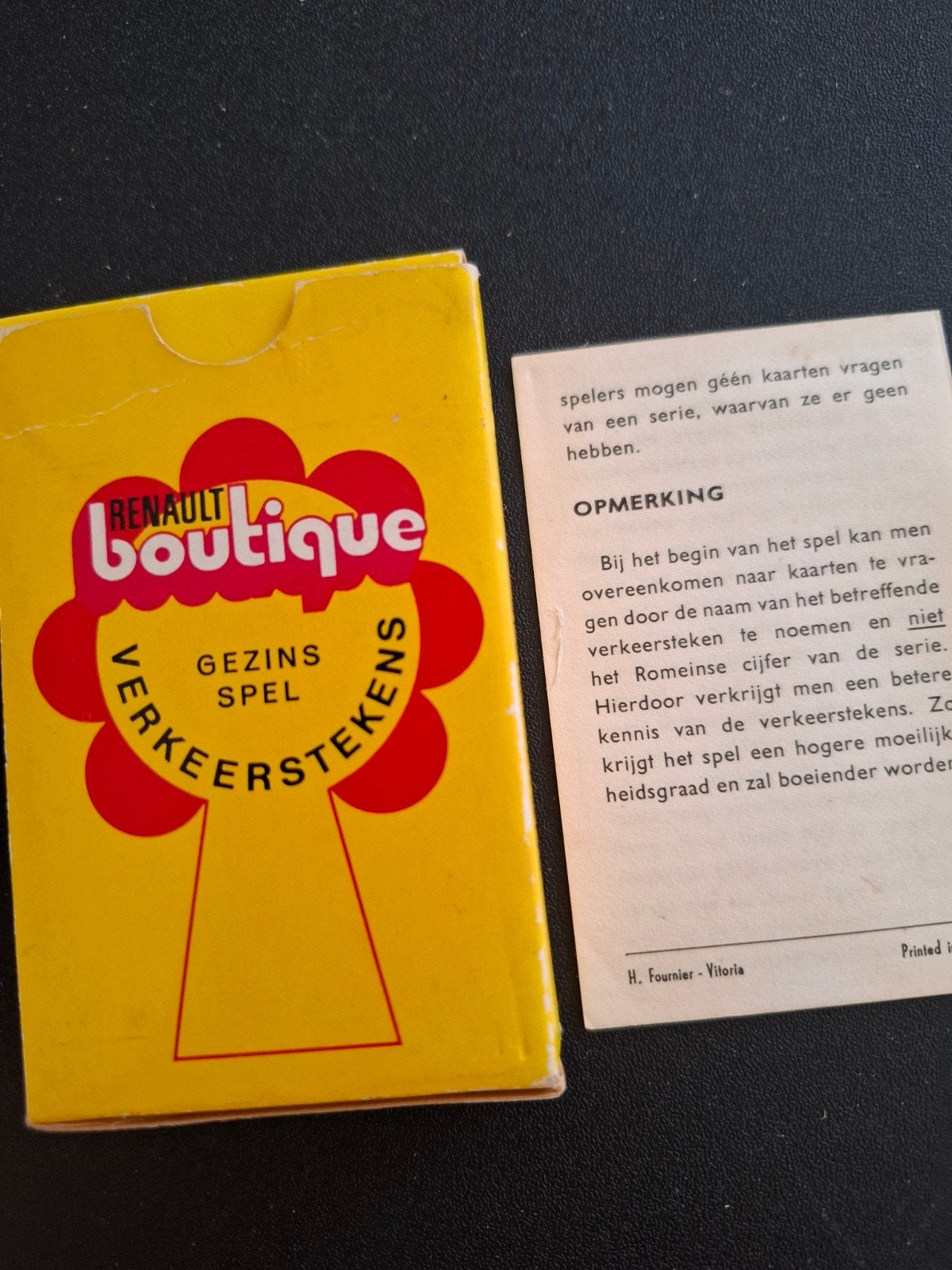 Verkeerskwartet Stadsverkeer.Renault boutique., Ophalen of Verzenden, Nieuw, Speelkaart(en)