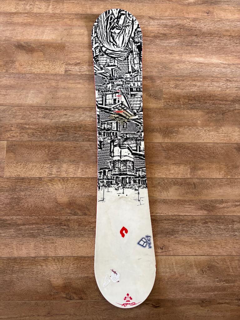 Snowboard 155 + bindingen, Sport en Fitness, Snowboarden, Ophalen, Gebruikt, Board