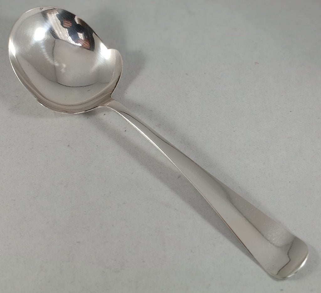 Zilveren aardappellepel Haags Lofje antiek 835 zilver, Ophalen of Verzenden, Zilver