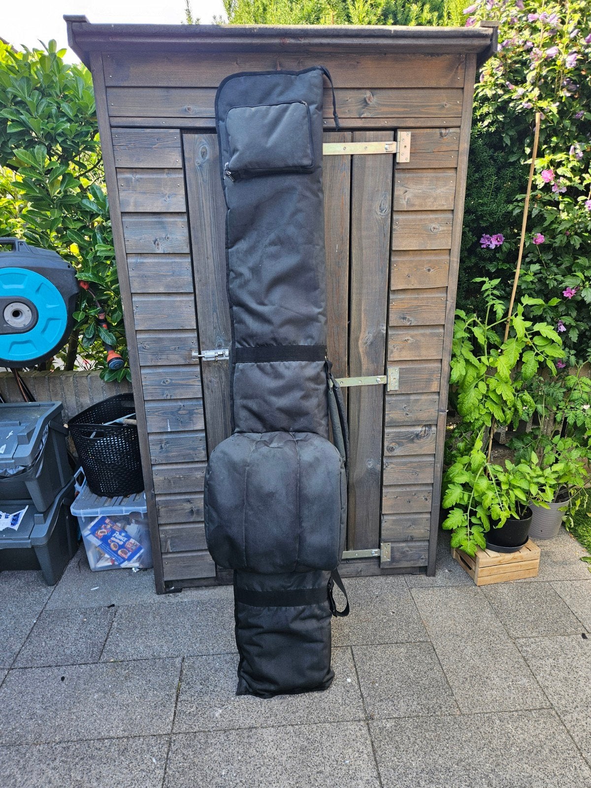 Complete set karperhengels met Shimano molens en foudraal, Ophalen of Verzenden, Gebruikt, Complete set