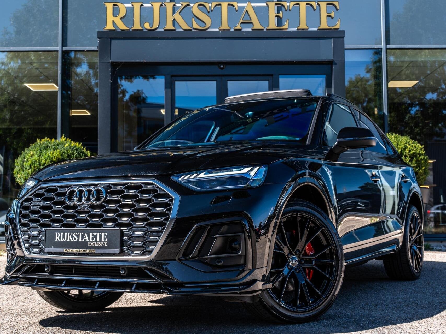 Audi Q5 Sportback 55 TFSI e S-Line|PANO|360°|ACC|21''|SFEER, Auto's, Automaat, Dealer onderhouden, Gebruikt, 4 cilinders