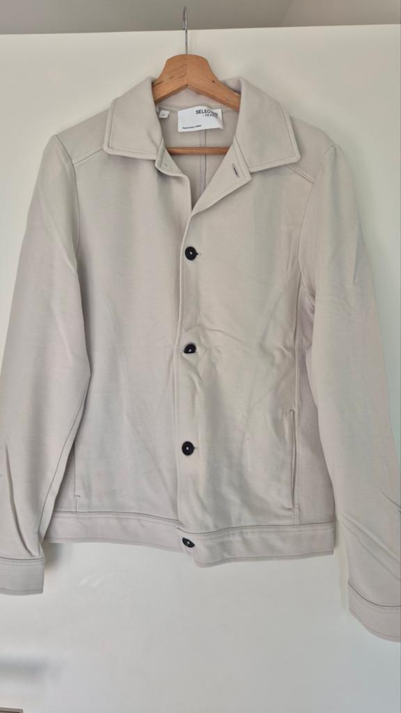 ZGAN! SELECTED HOMME JASJE BEIGE MT S, Beige, Ophalen of Verzenden, Zo goed als nieuw, Selected Homme