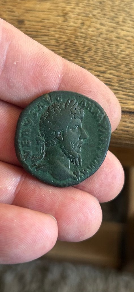 Sestertius Lucius Verus, Ophalen of Verzenden, Italië, Losse munt