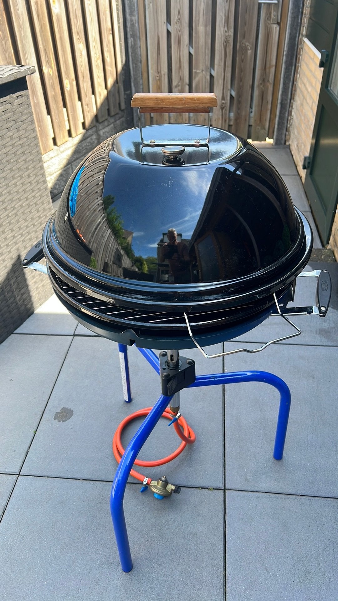 Skottelbraai met bakplaats en rooster zgan, Ophalen, Zo goed als nieuw