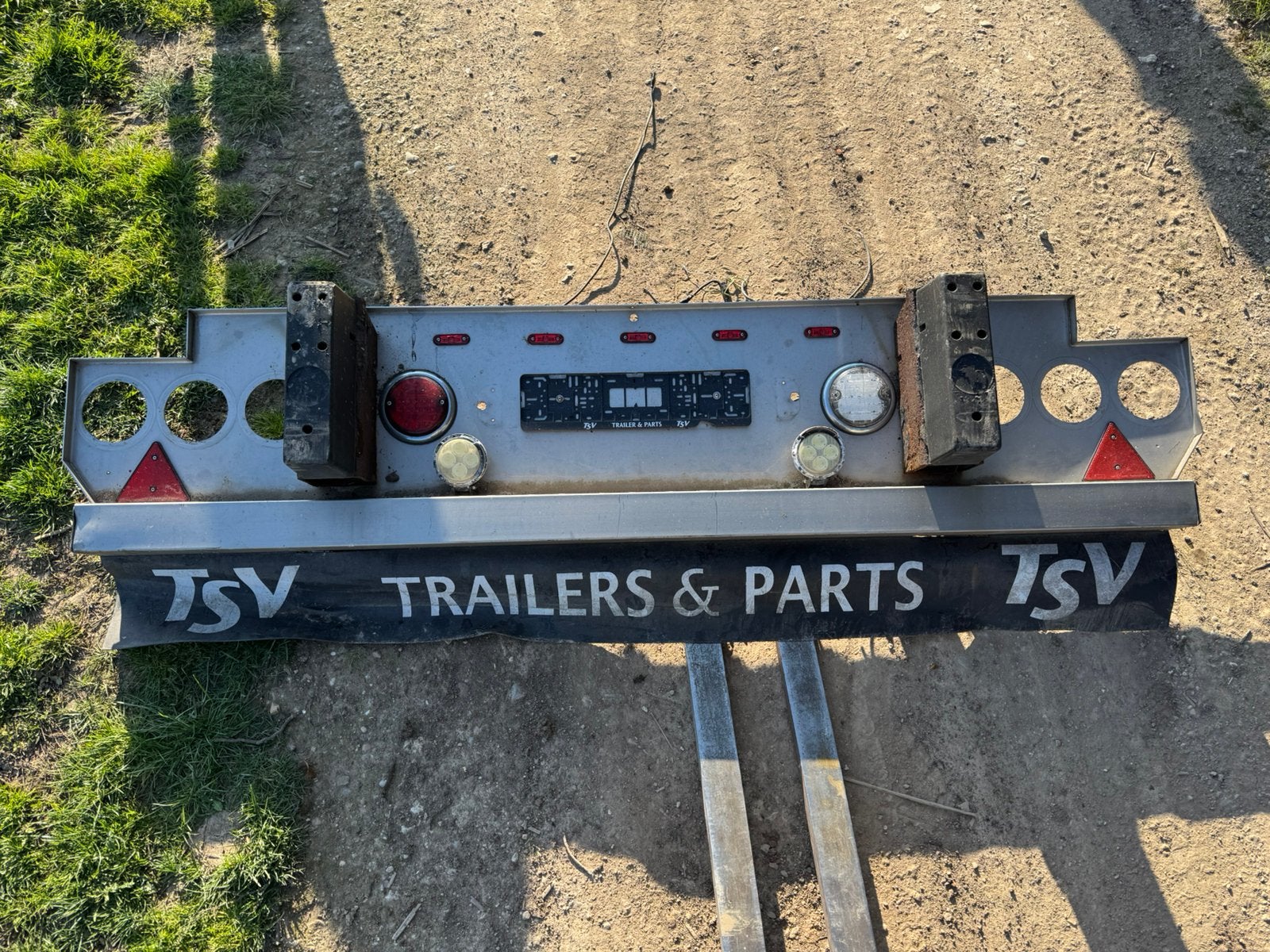 Bumper vrachtwagentrailer, Schmitz, achterbumper, Ophalen, Carrosserie en Plaatwerk