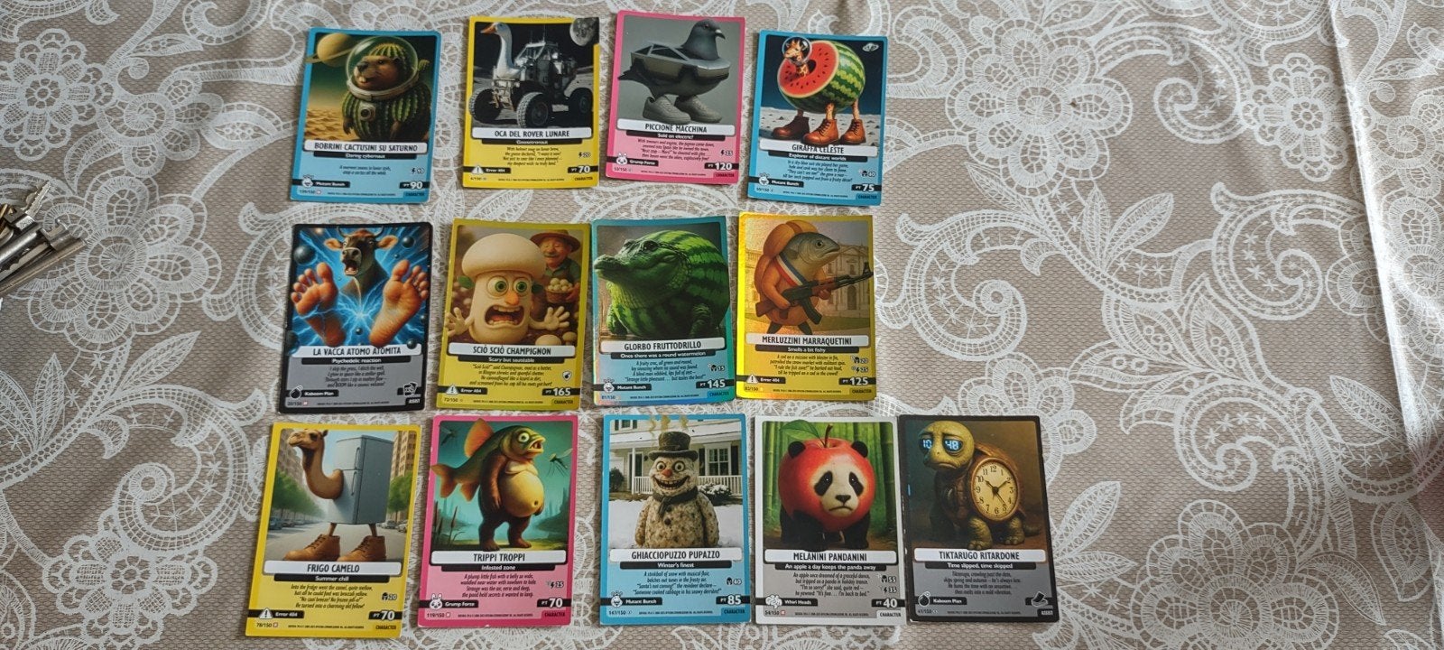 Italian Brain rot training Cards, Verzamelen, Ophalen of Verzenden, Speelkaart(en)