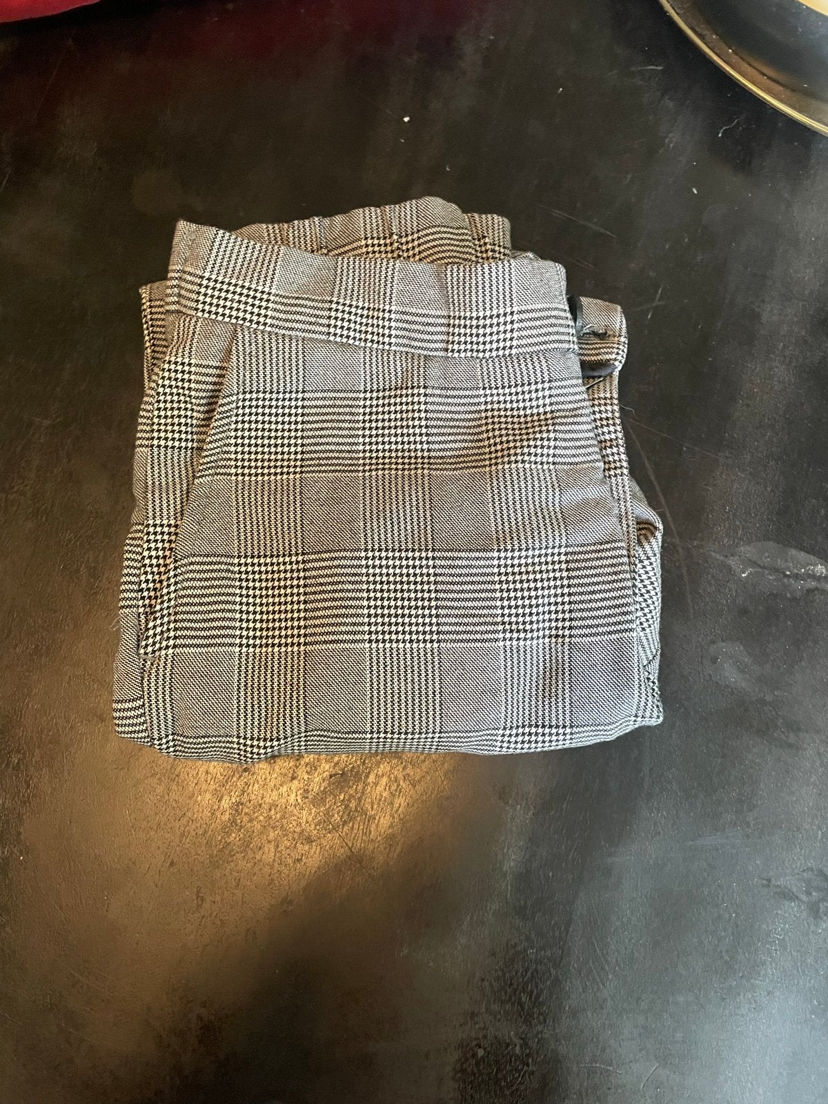 Gedragen geruite broek maat M, Kleding | Heren, Ophalen of Verzenden, Gedragen, Grijs