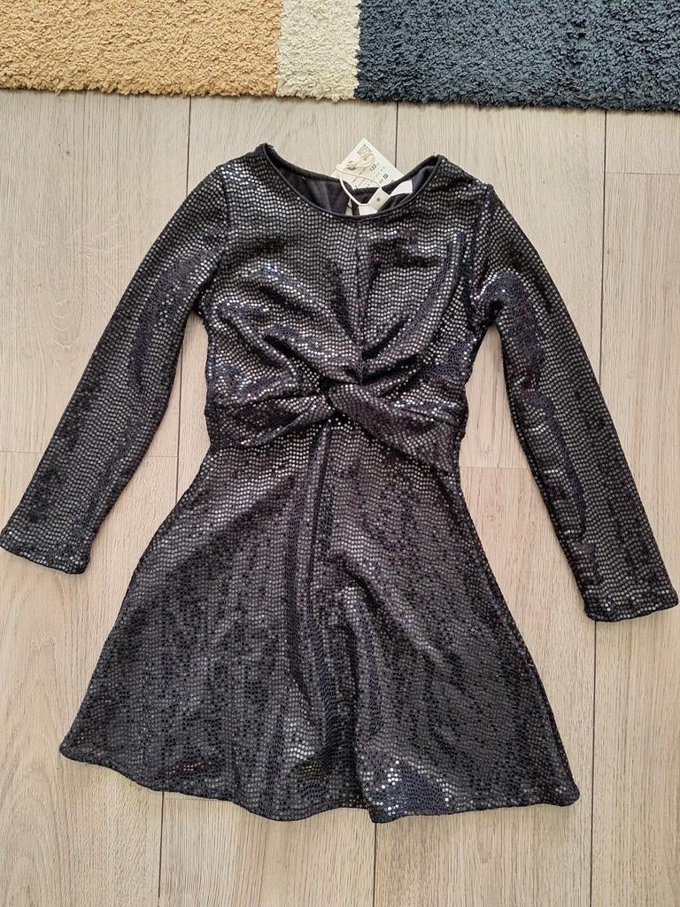Nieuwe glitter jurk maat 122 Zara, Meisje, Nieuw, Ophalen of Verzenden, Zara