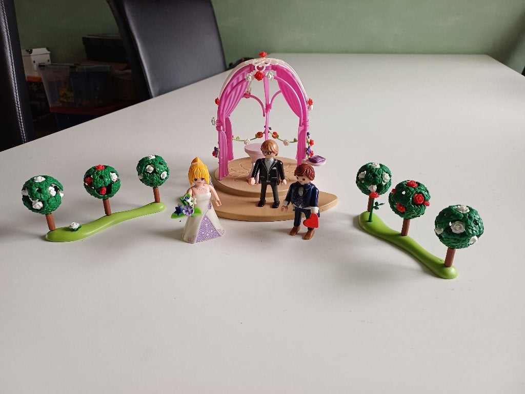 Playmobil Bruidspaviljoen met bruidspaar - 9229, Kinderen en Baby's, Ophalen of Verzenden, Gebruikt