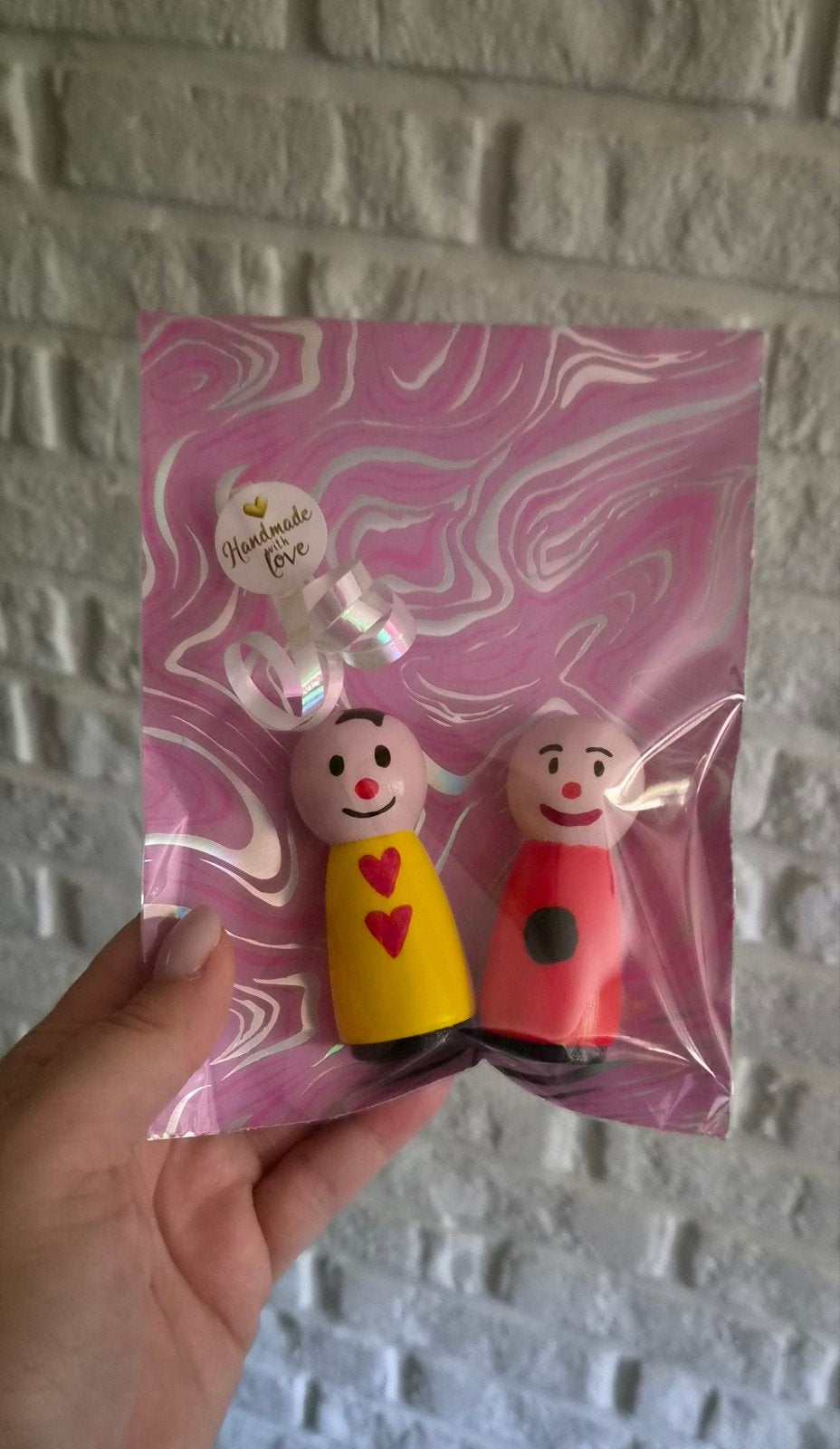 Handgemaakte houten poppetjes, Ophalen of Verzenden, Nieuw