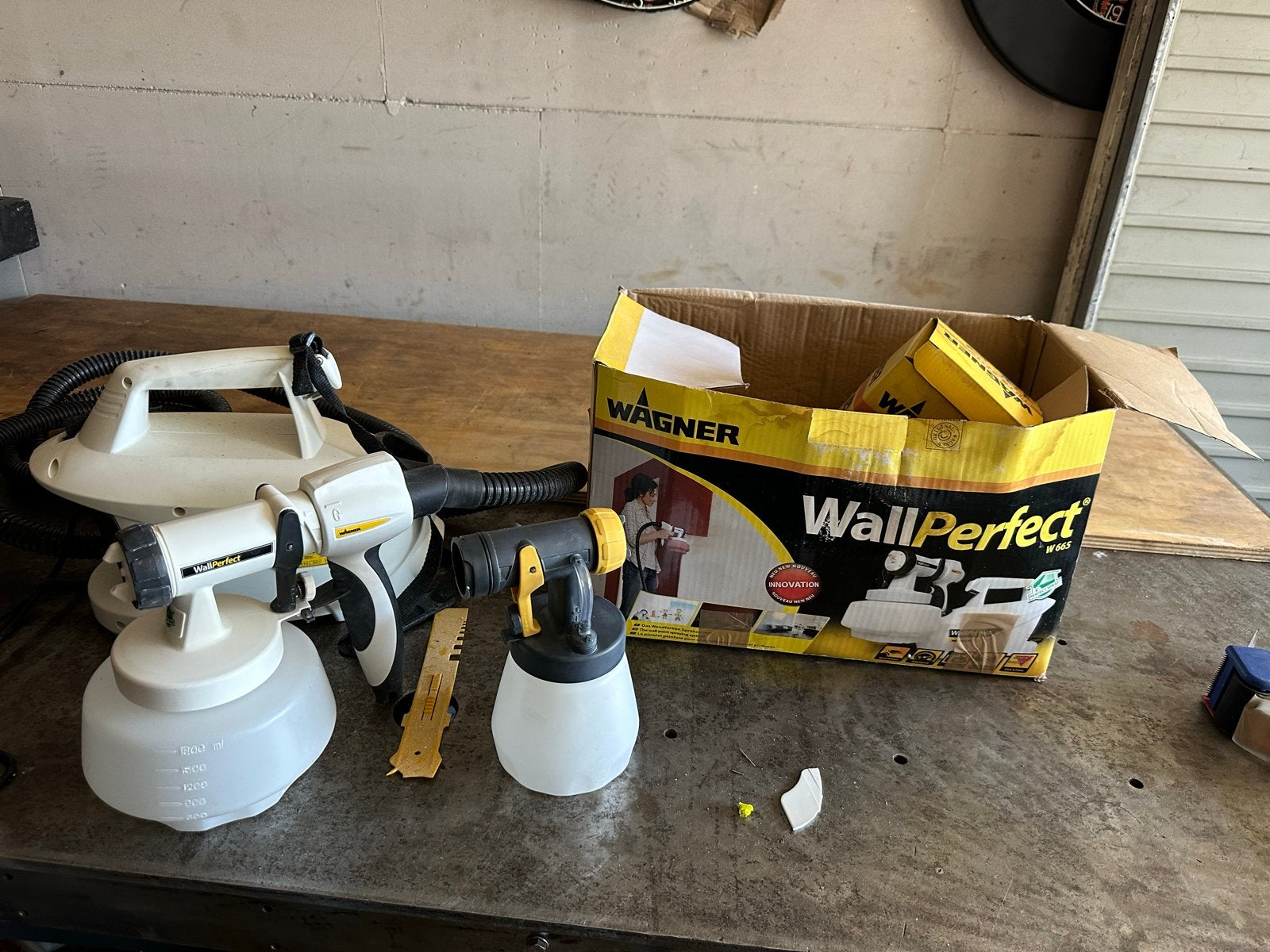 Wagner WallPerfect W 665 Verfspuit, Ophalen, Gebruikt, Verfspuit of Verfpomp