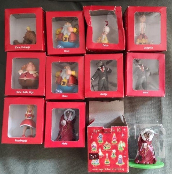 Efteling poppetjes van Super de Boer., Ophalen of Verzenden, Zo goed als nieuw, Beeldje of Poppetje