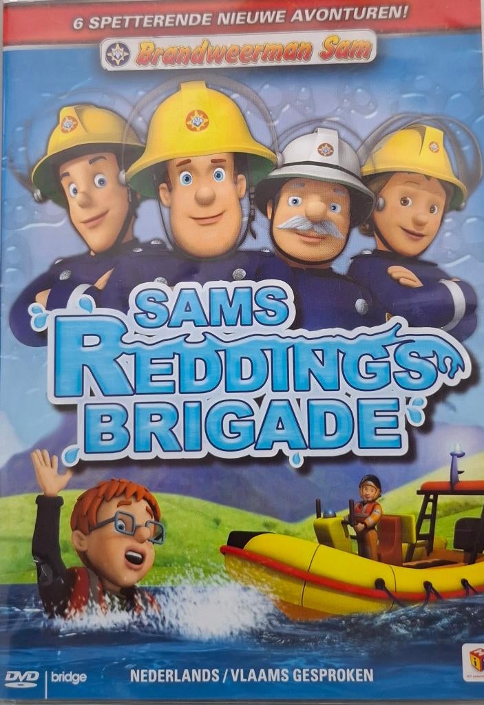 Brandweerman Sams Reddingsbrigade dvd KRASVRIJ, Alle leeftijden, Verzenden, Zo goed als nieuw