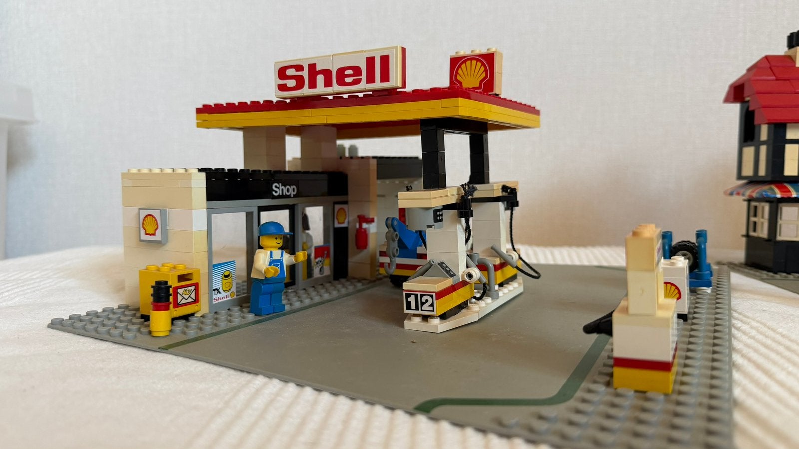 Vintage lego tankstation 6378, Ophalen, Gebruikt, Lego