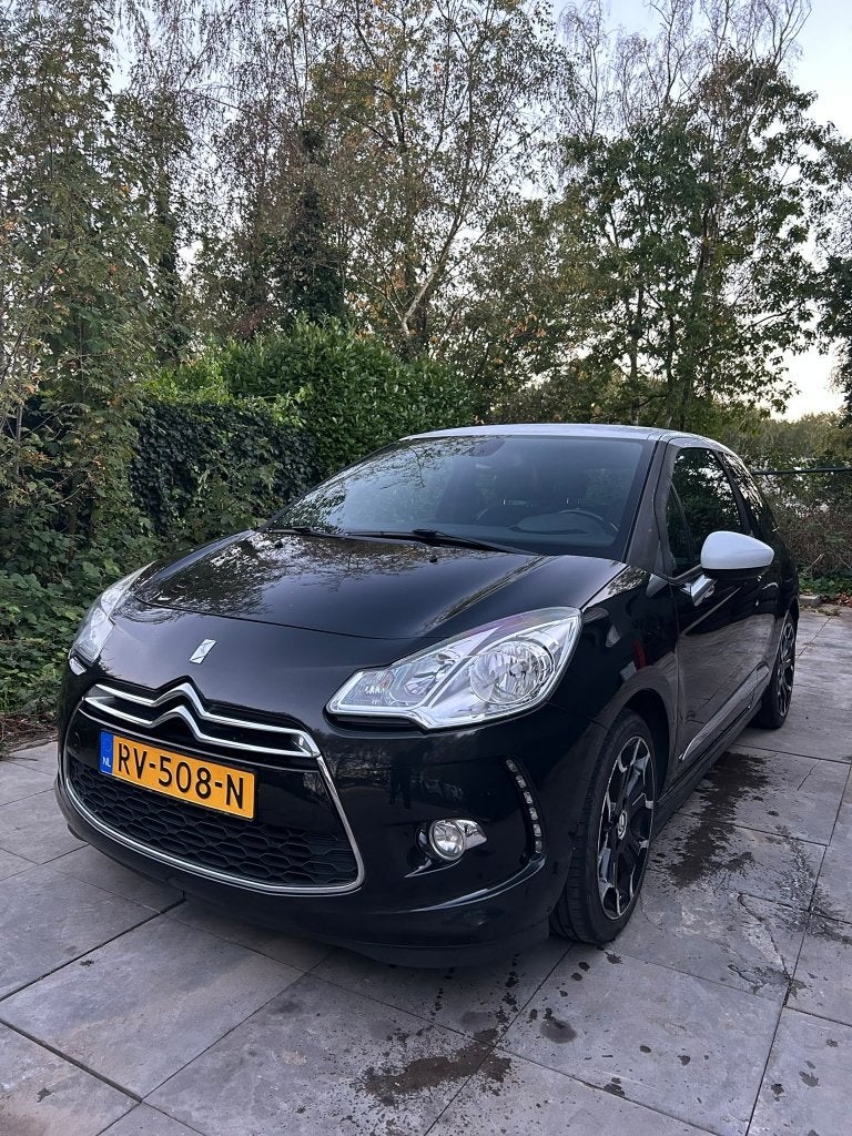 Citroën DS3 1.6 THP 110KW 2012 Zwart, 15 km/l, 4 cilinders, 150 pk, Bedrijf