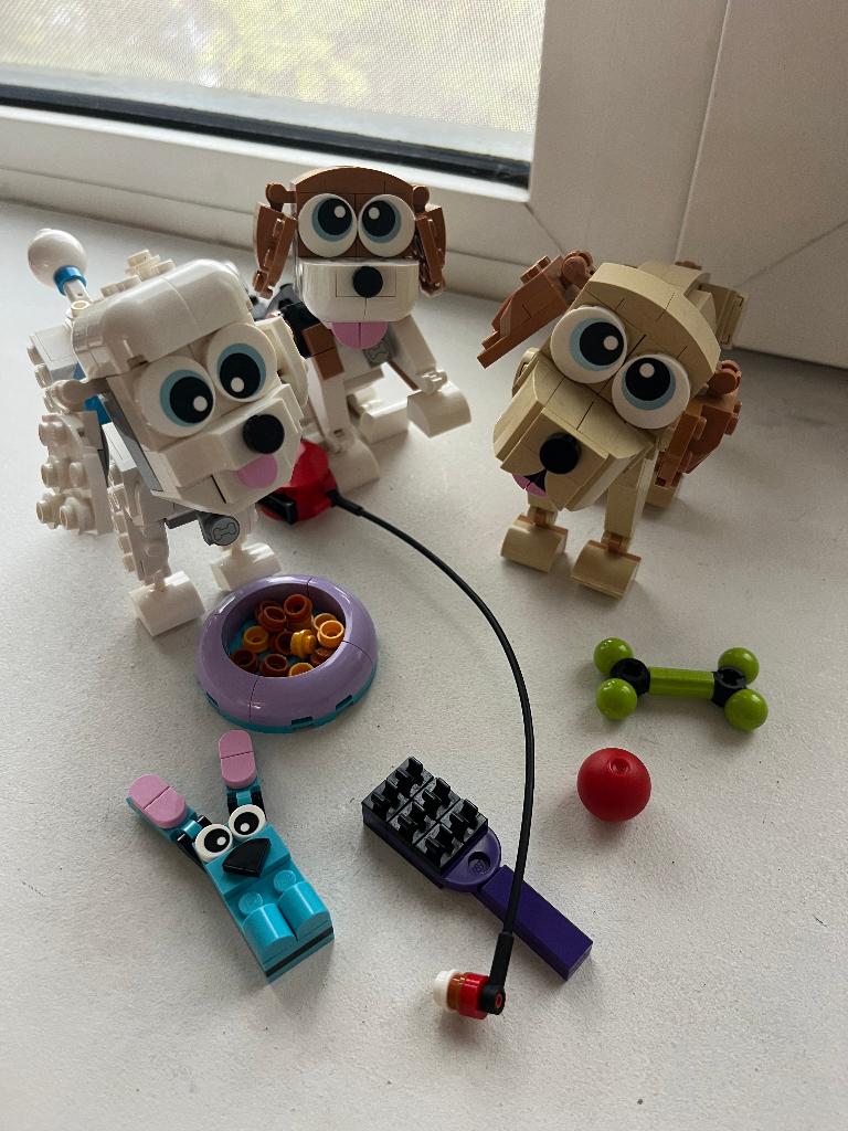 Lego - Creator 31137 Adorable Dogs/Schattige Honden, Lego, Ophalen of Verzenden, Zo goed als nieuw, Creator