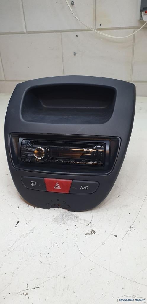 Radioframe met inbouwframe radio CD SONY CDX-GT472UM C1 107, Gebruikt, Citroën, Stellantis N.V., Ophalen of Verzenden