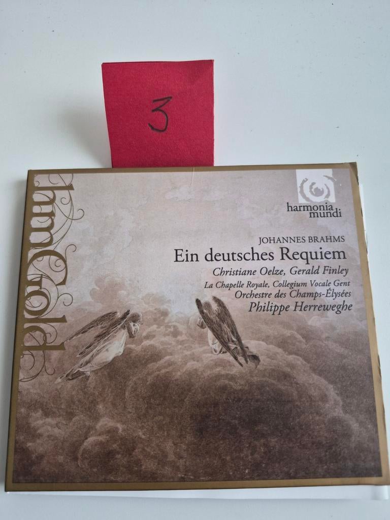 Johannes Brahms - Ein deutsches Requiem (CD), Cd's en Dvd's, Cd's | Klassiek, Zo goed als nieuw, Vocaal, Romantiek, Ophalen of Verzenden