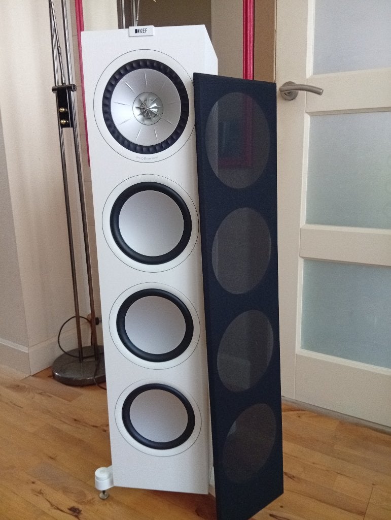 KEF Q950 Vloerstaande Luidspreker - Wit, Vloerstaande luidspreker, Zo goed als nieuw, Ophalen, 150 watt of meer