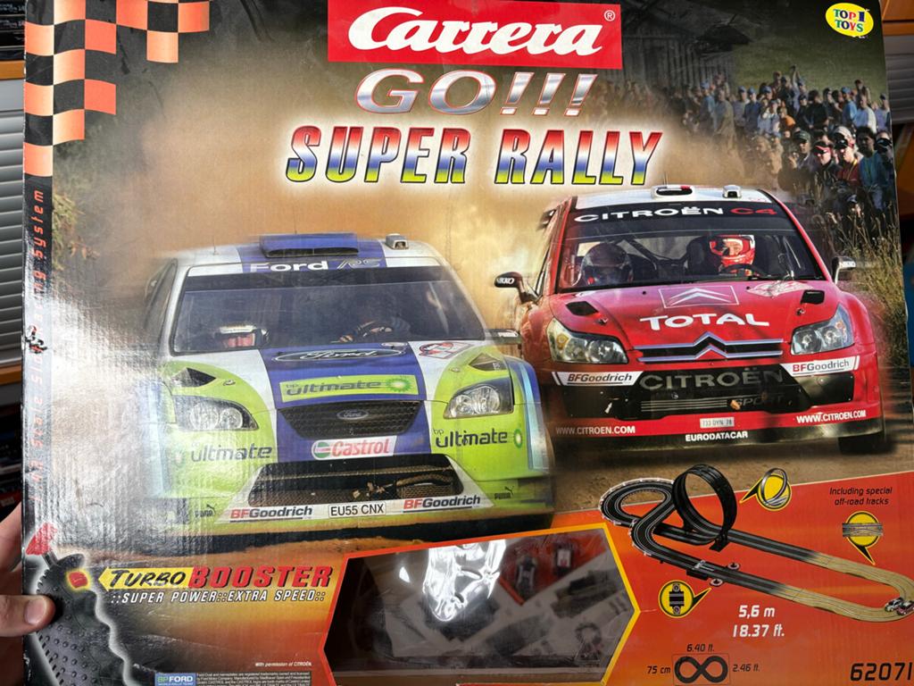 Carrera GO!!! Super Rally Racebaan - Compleet Set, Carrera, Ophalen of Verzenden, Met looping, Elektrisch