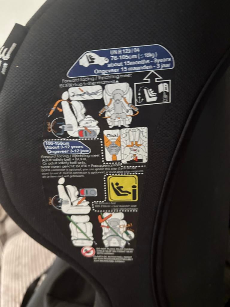 3F Autostoel - Veilig en Comfortabel voor Kinderen, Kinderen en Baby's, Autostoeltjes, Overige merken, Autogordel of Isofix, Gebruikt