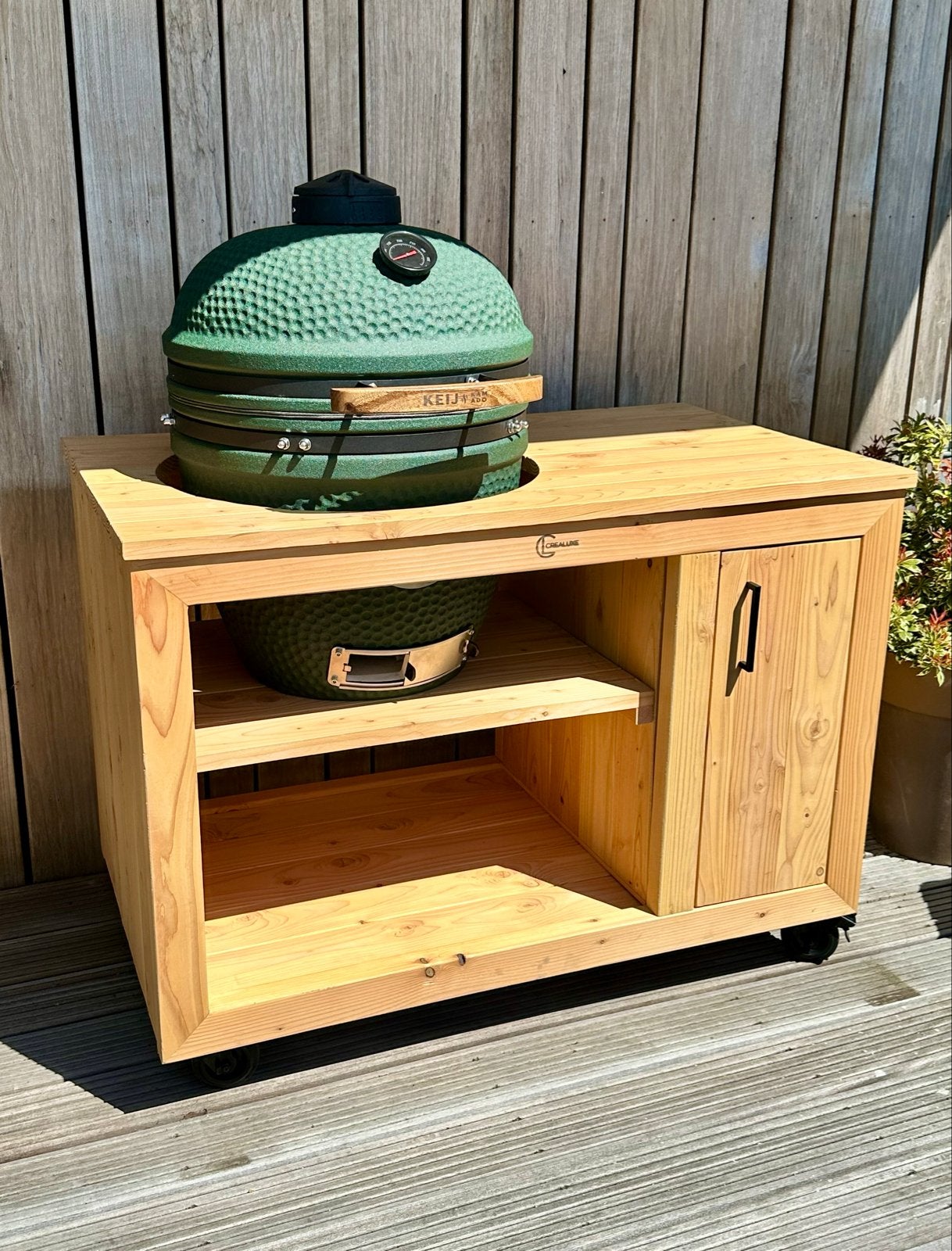 Kamado buitenkeuken, Ophalen, Nieuw