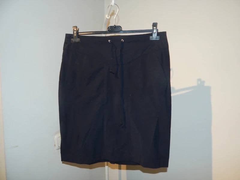 Pauw Amsterdam travel stof rok koort taille splitje 2/M, Kleding | Dames, Maat 38/40 (M), Pauw, Zo goed als nieuw, Boven de knie