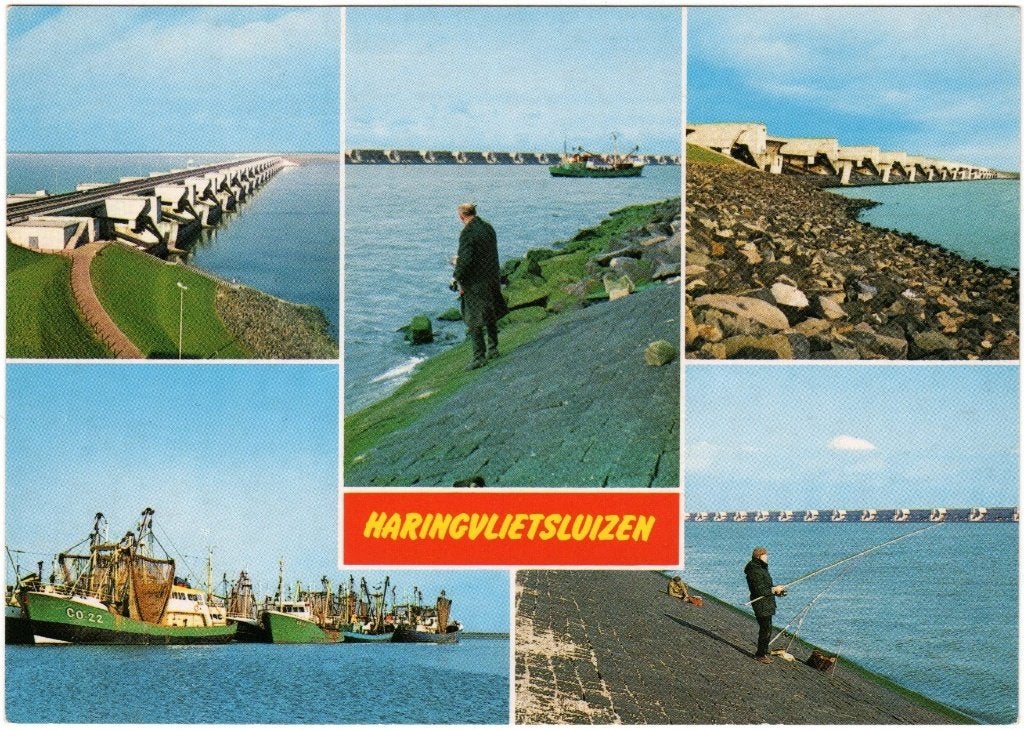 Stellendam   Haringvlietsluizen, Ophalen of Verzenden, Ongelopen, Zuid-Holland