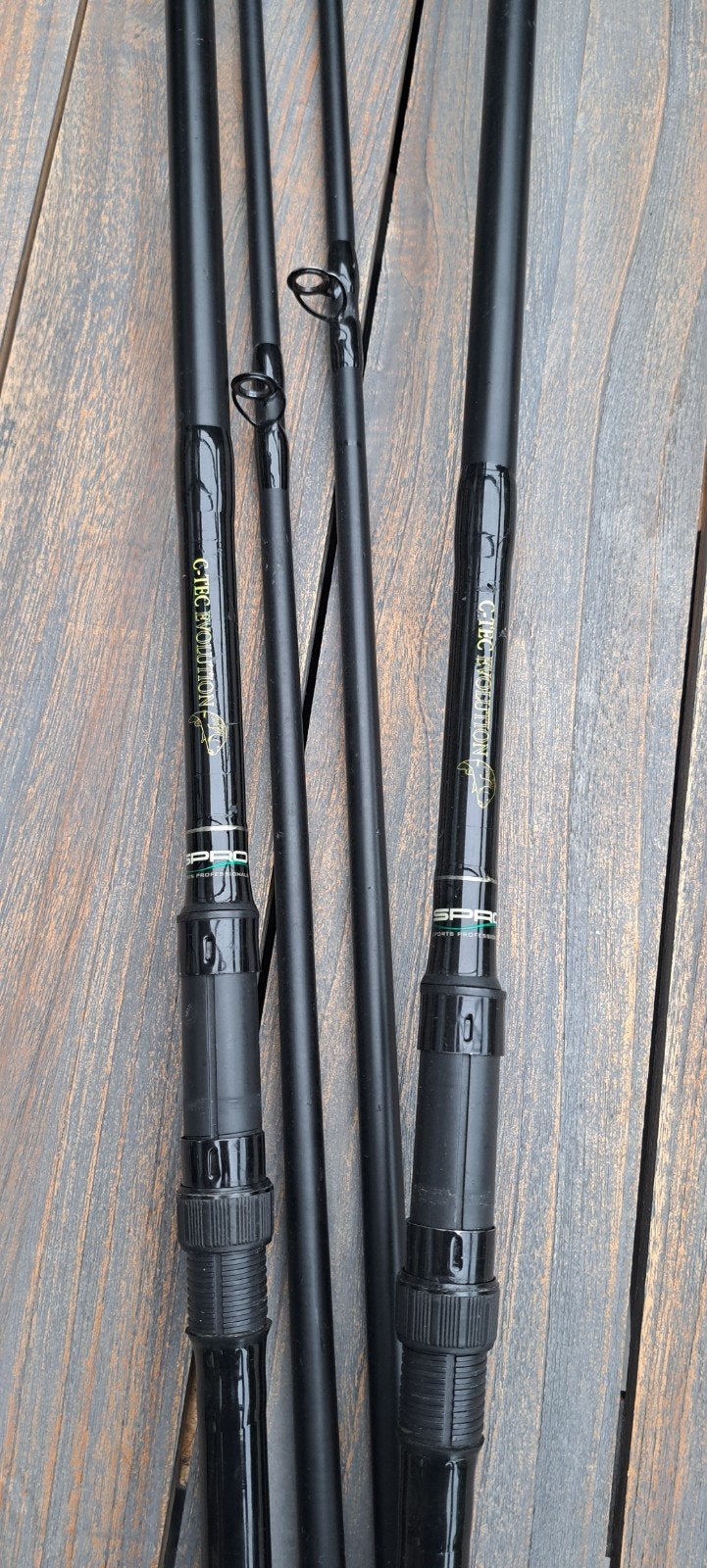 2x SPRO Ctec Holiday 3.60m 2.75lbs 2 sec karperhengels, Ophalen, Gebruikt, Werphengel