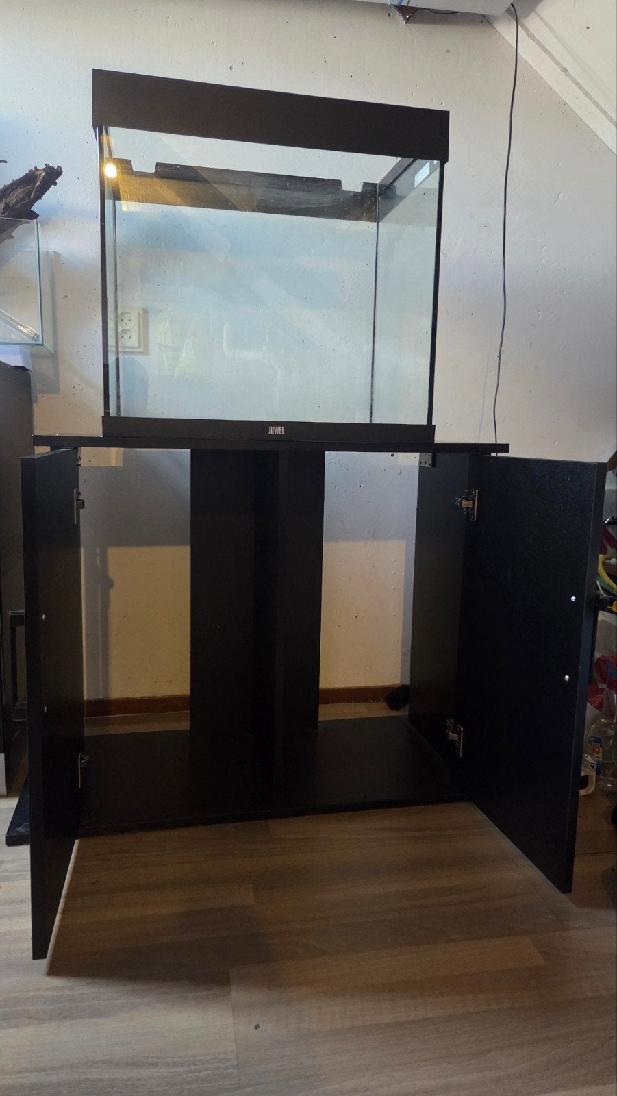Juwel Lido 120 aquarium met een aquarium kast!, Ophalen, Gebruikt, Juwel, Inclusief deksel