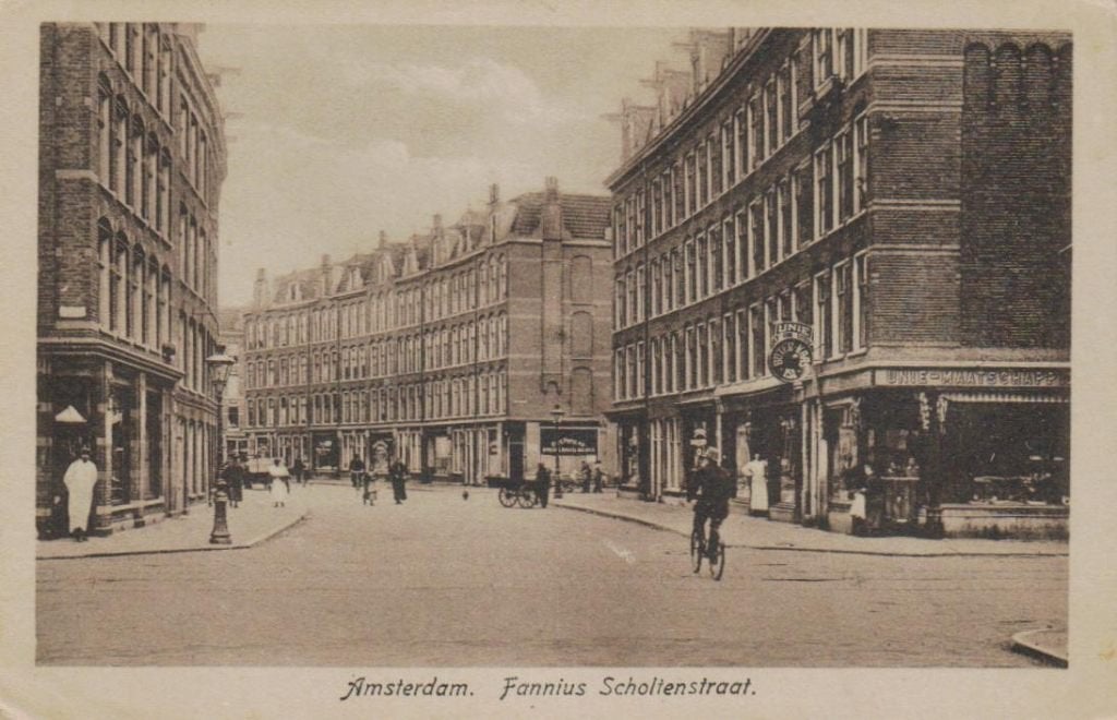94 Amsterdam Fannius Scholtenstraat 1922, Ophalen of Verzenden, 1920 tot 1940, Ongelopen, Noord-Holland