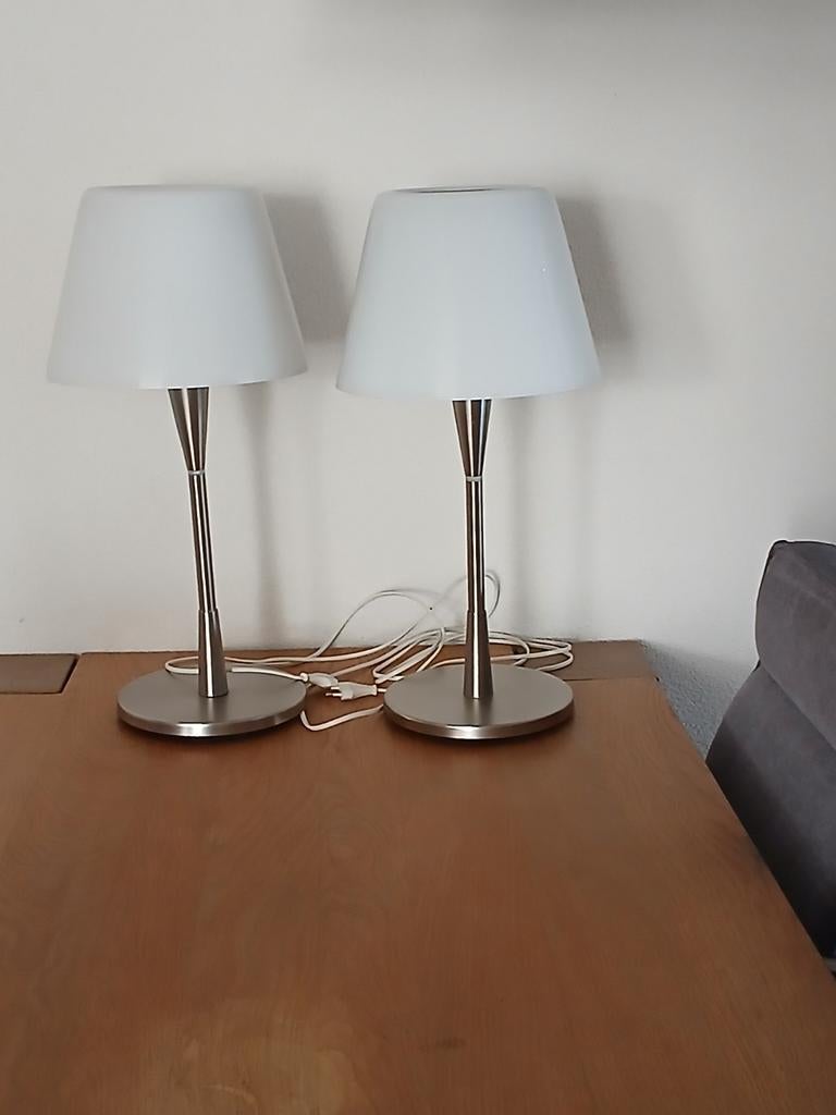 Schemerlampen, Ophalen of Verzenden, Glas, 50 tot 75 cm